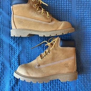 Toddler leather Timberland Boots 9.5